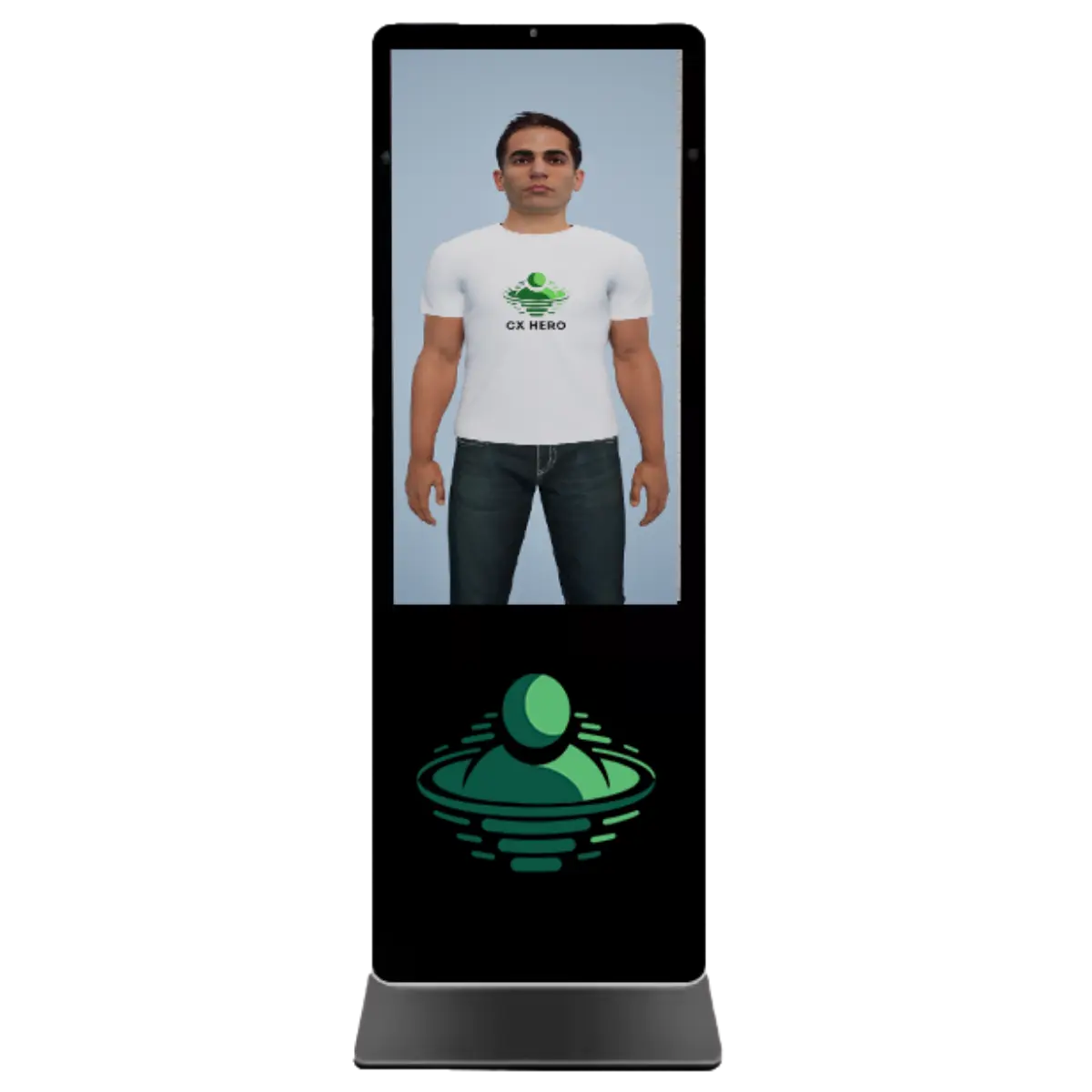 Square CX Hero Portal image with Digital Human